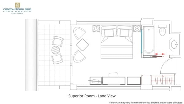 4Superior Room - Land View